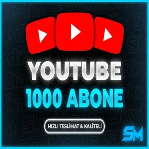 Youtube 1000 Abone Hızlı Gönderim